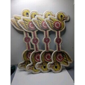 Spirit Halloween 2024 ISE Duck Target Metal Sign Not Motorized Lot x4 Game Tent